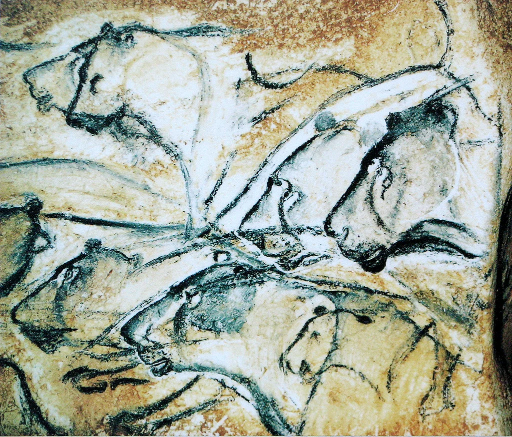 Lions Painting - Chauvet Cave