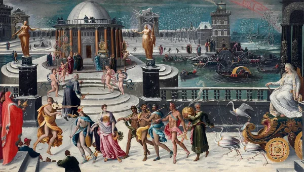 Antoine-Caron - The Triumph of Winter (1568)