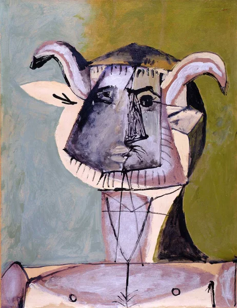 Pablo Picasso - Bust of a Faun (1946)
