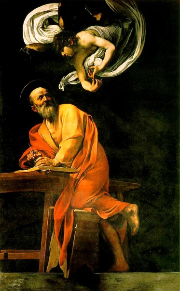 Caravaggio - St Matthew and the Angel (1602)