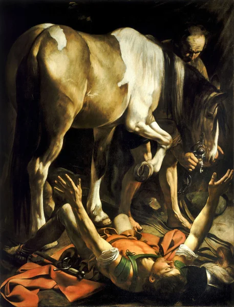 Caravaggio - The Conversion of St Paul[2] (1601)