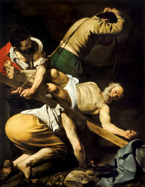 Caravaggio - The Crucifixion of St Andrew (1601)