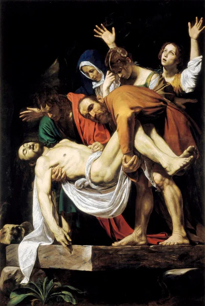 Caravaggio - The Entombment (1602-1604)