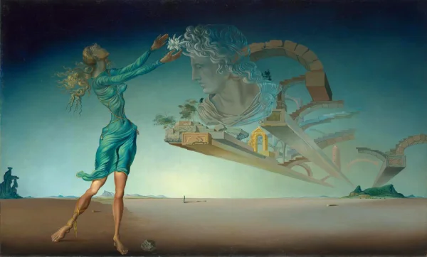 Salvador-Dalí - Collection Appeal Part-One - Trilogy of the desert Mirage (1946)