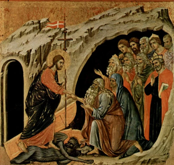 Duccio di Buoninsegna - Christ in Limbo (1308-1311)