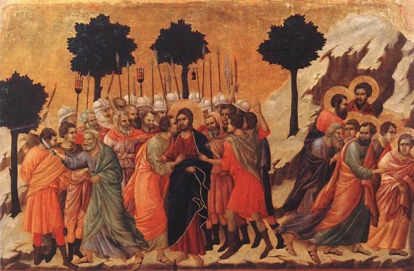 Duccio di Buoninsegna - Jesus Captured (1308-1311)