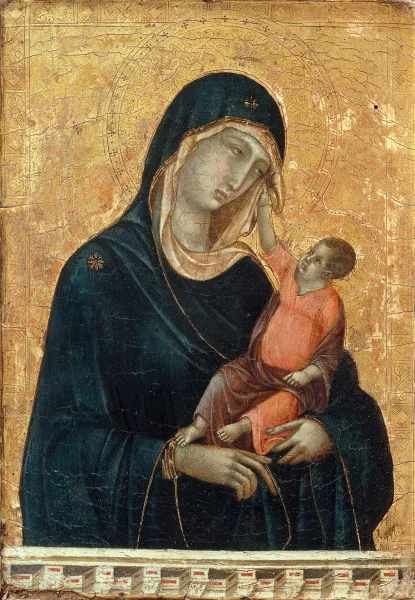 Duccio di Buoninsegna - Madonna and Child (1300)