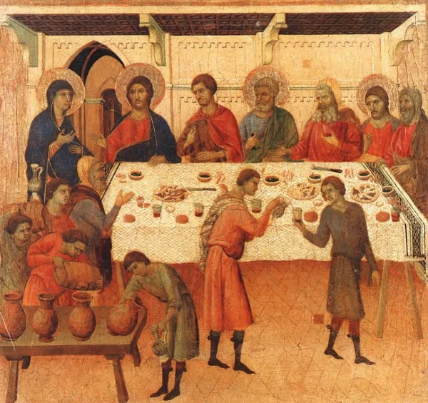 Duccio di Buoninsegna - The Appearance to the Apostles (1308-131)