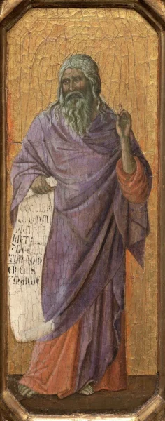 Duccio di Buoninsegna - The prophet Isaiah (1308-1311)