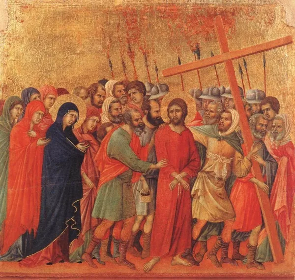 Duccio di Buoninsegna - Way to Calvary (1308-11)