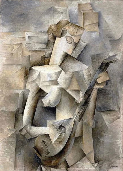 Pablo Picasso - Girl with Mandolin (1910)