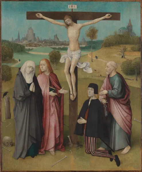 Hieronim Bosch - The Calvary with Donor (1483)