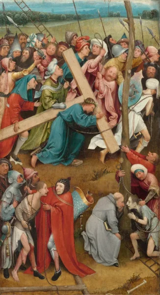Hieronim Bosch - The Carrying of the Cross (Vienna) (1500)
