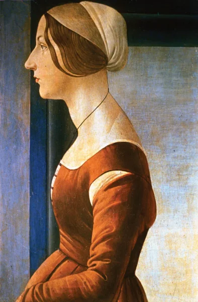 Sandro Botticelli - La Bella Simonetta (wood 1480)