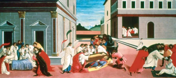 Sandro Botticelli - Miracles Tempera (1500 -1505)