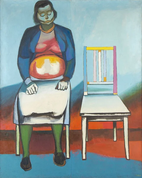 Andrzej Wróblewski - Poczekalnia II (1956)