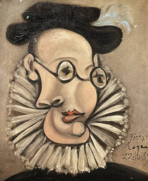 Pablo Picasso - Portrait of Jaume Sabartes (1939)