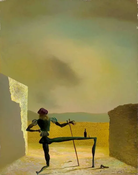 Salvador Dali - The Ghost of Vermeer of Delft Which Can Be Used as a Table  (1934))