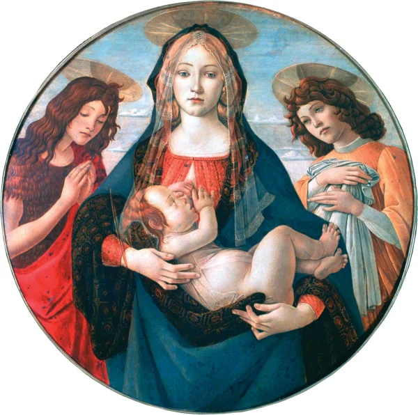 Sandro Botticelli - The Virgin and Child with Saint John and an Angel (1490)