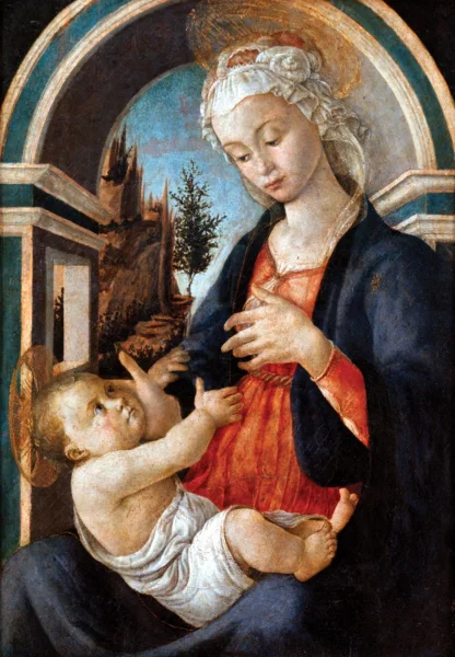 Sandro Botticelli - The Virgin and Child (1510)
